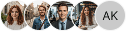 Several investor profile pictures displayed within the Dawnyn Markstead trading review section
